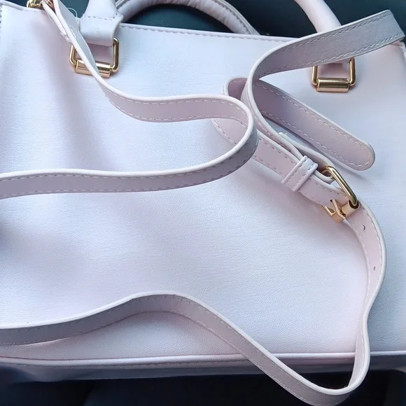 Bebe White Quilted Women's Bag - Picture 5 of 6